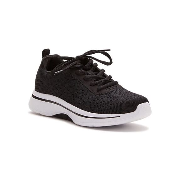 Women's Black Active Comfort Lace Up Sneakers Shoes Size 9.5 - Picture 6 of 10